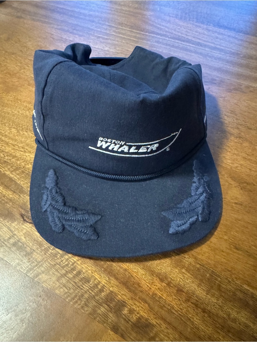Boston Whaler Black Embroidered Mariner Hat